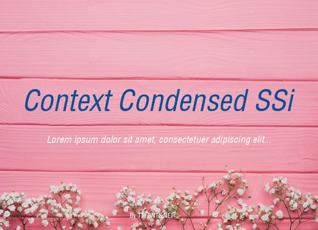 Context Condensed SSi example